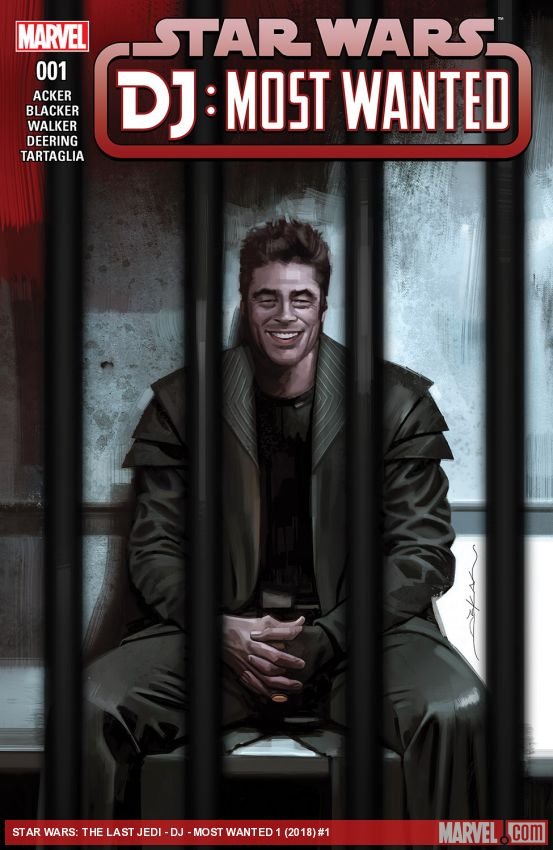 Cover of Star Wars: The Last Jedi - Dj - Most Wanted (2018) - #1