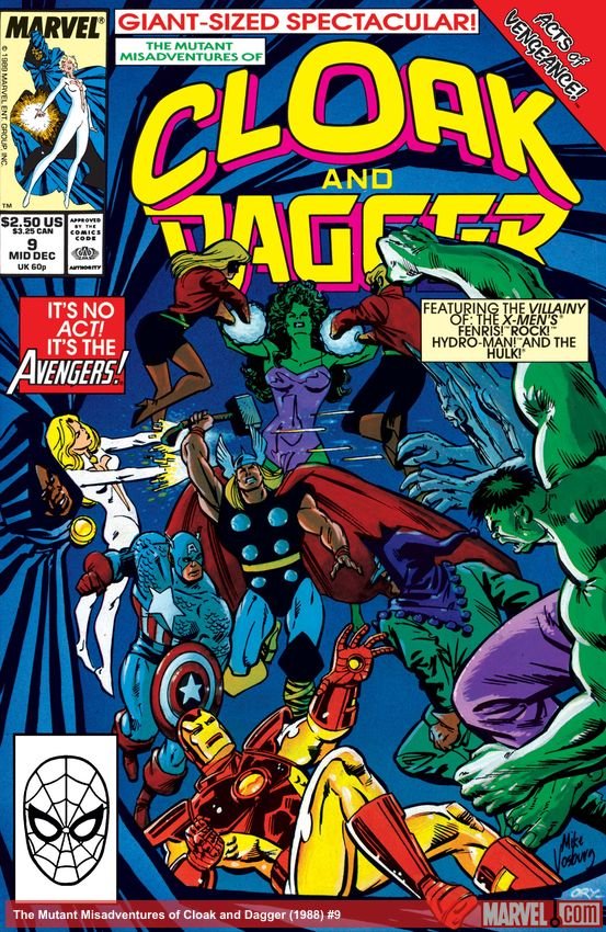 Cover of The Mutant Misadventures Of Cloak And Dagger (1988) - #9