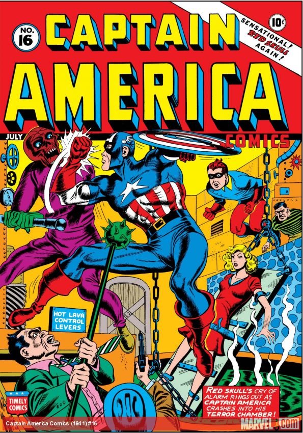 Cover of Captain America Comics (1941) - #16