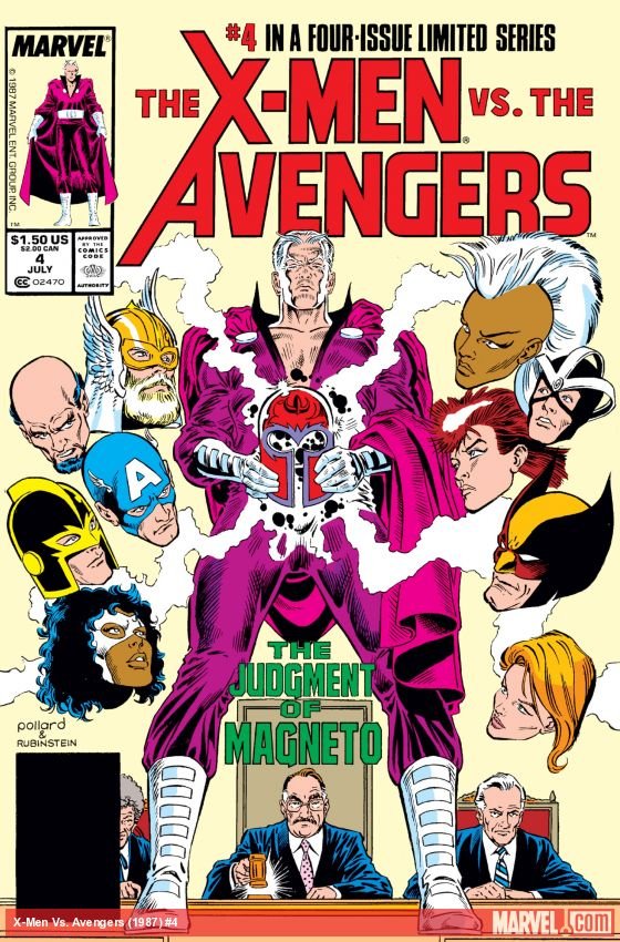 Cover of The X-Men Vs. The Avengers (1987) - #4