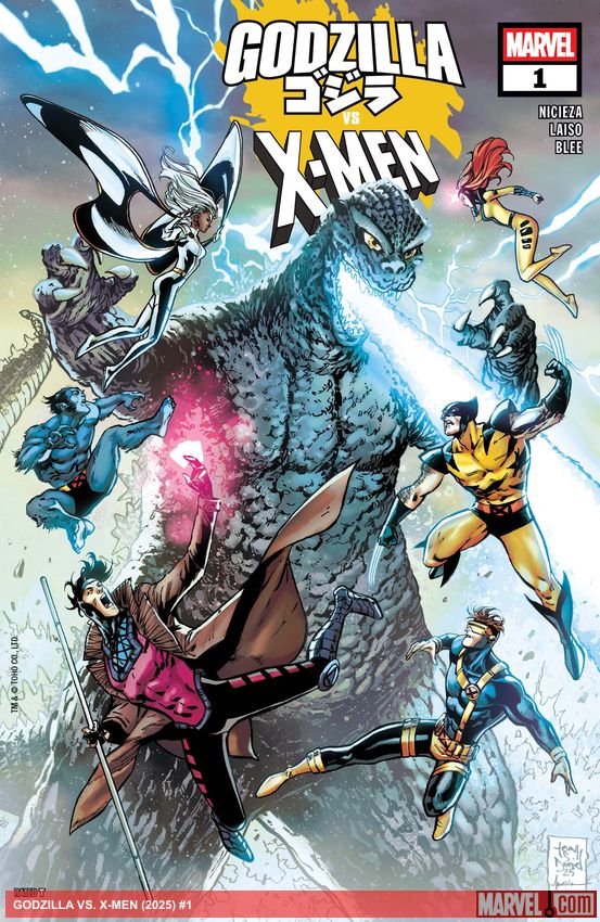 Cover of Godzilla Vs. X-Men (2025) - #1