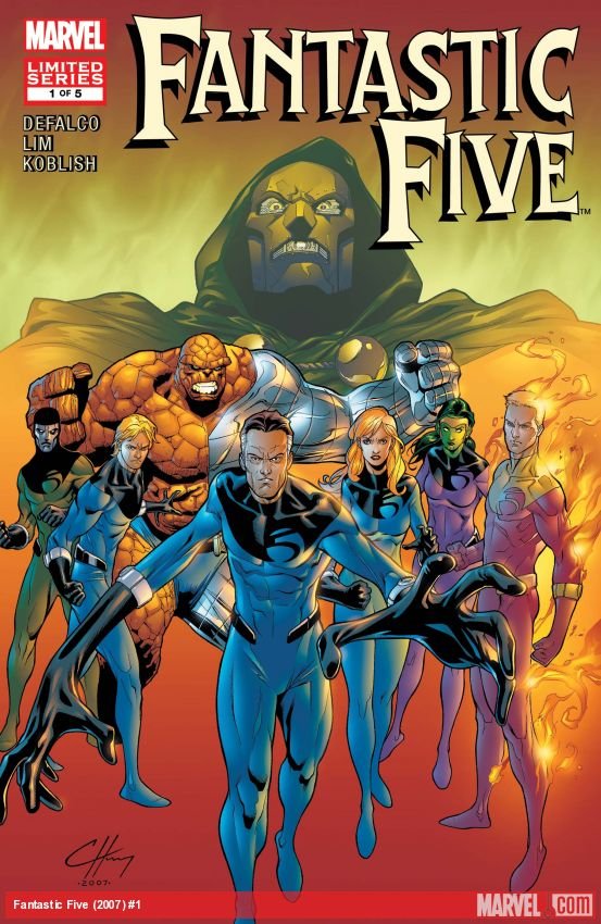 Cover of Fantastic Five (2007) - #1