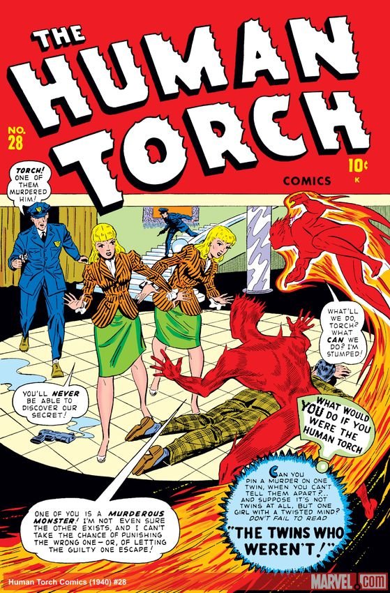 Cover of Human Torch Comics (1940) - #28