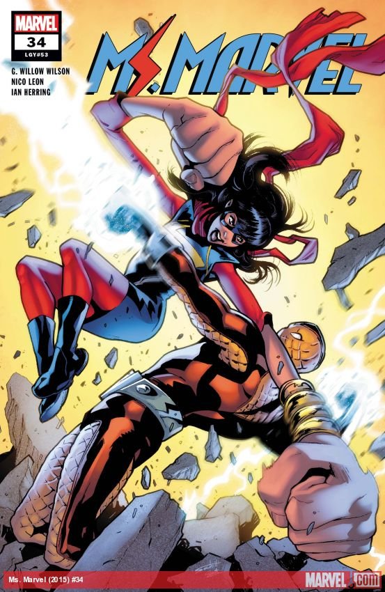 Cover of Ms. Marvel (2015) - #34