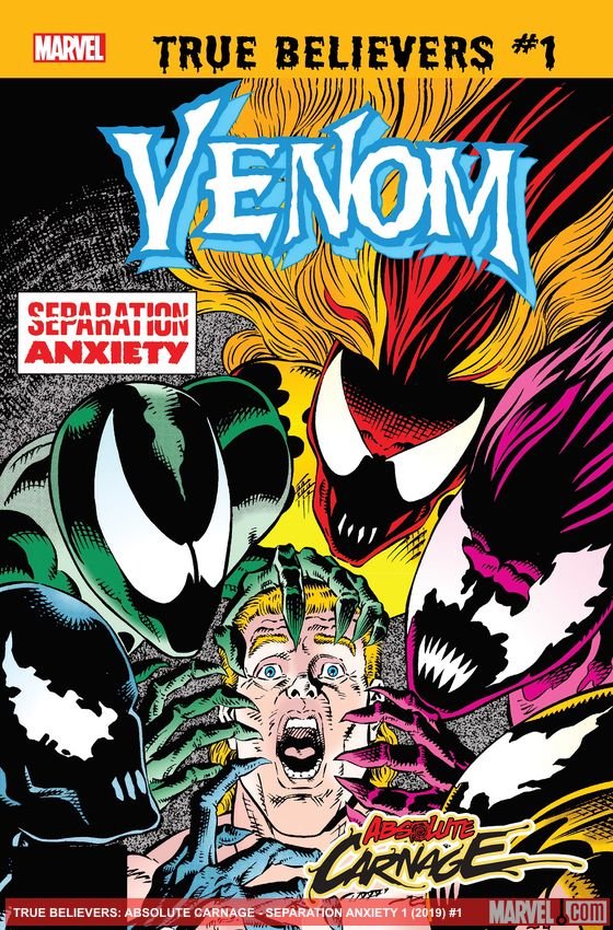 Cover of True Believers: Absolute Carnage - Separation Anxiety (2019) - #1