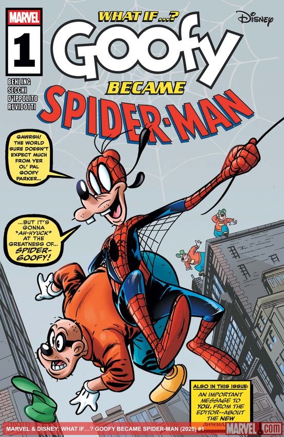 Cover of Marvel & Disney: What If...? Goofy Became Spider-Man (2025) - #1
