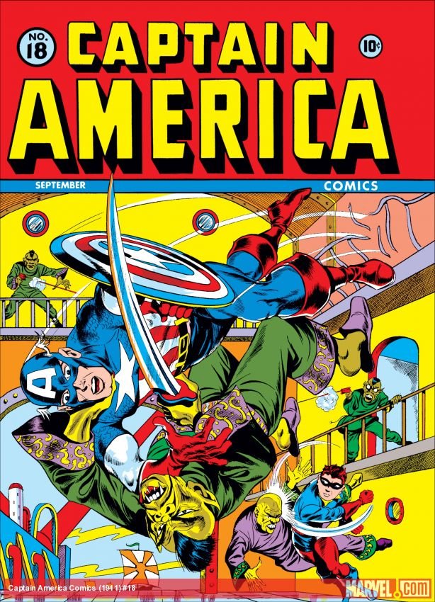 Cover of Captain America Comics (1941) - #18