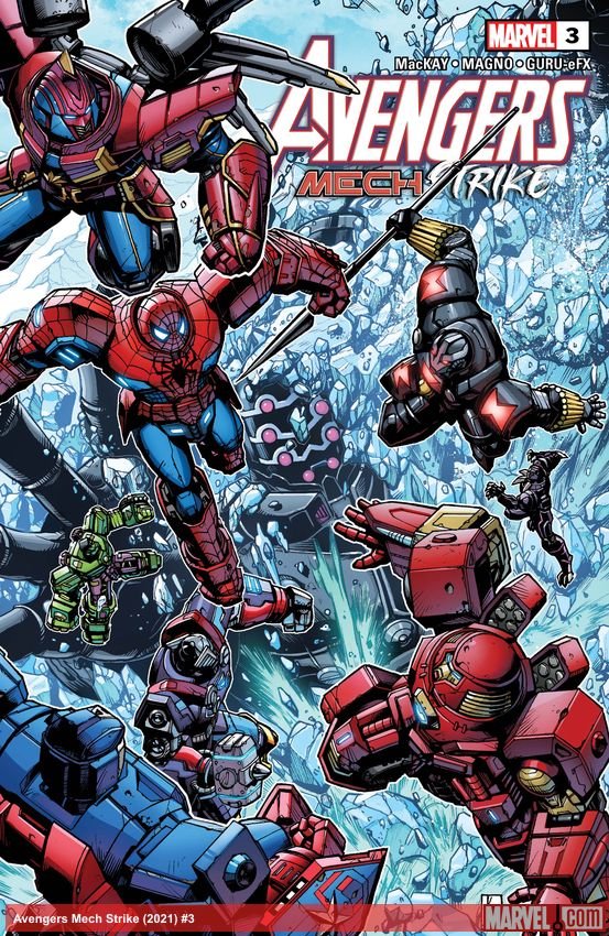 Cover of Avengers Mech Strike (2021) - #3