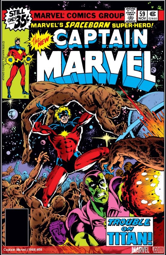 Cover of Captain Marvel (1968) - #59