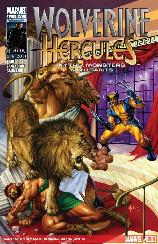 Cover of Wolverine/Hercules: Myths, Monsters & Mutants (2011) - #2