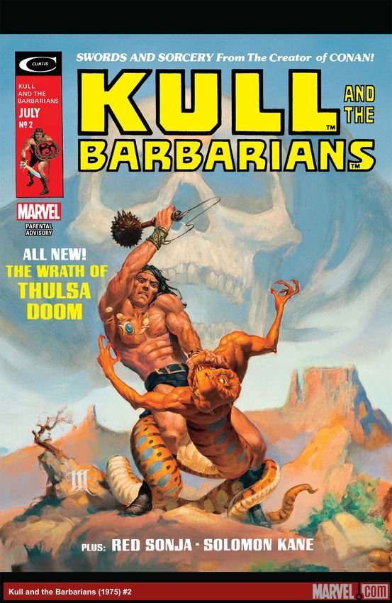 Cover of Kull And The Barbarians (1975) - #2