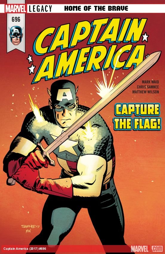 Cover of Captain America (2017) - #696
