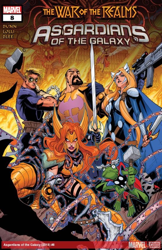 Cover of Asgardians Of The Galaxy (2018) - #8