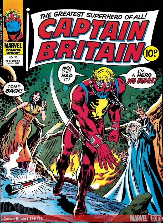 Cover of Captain Britain (1976) - #35