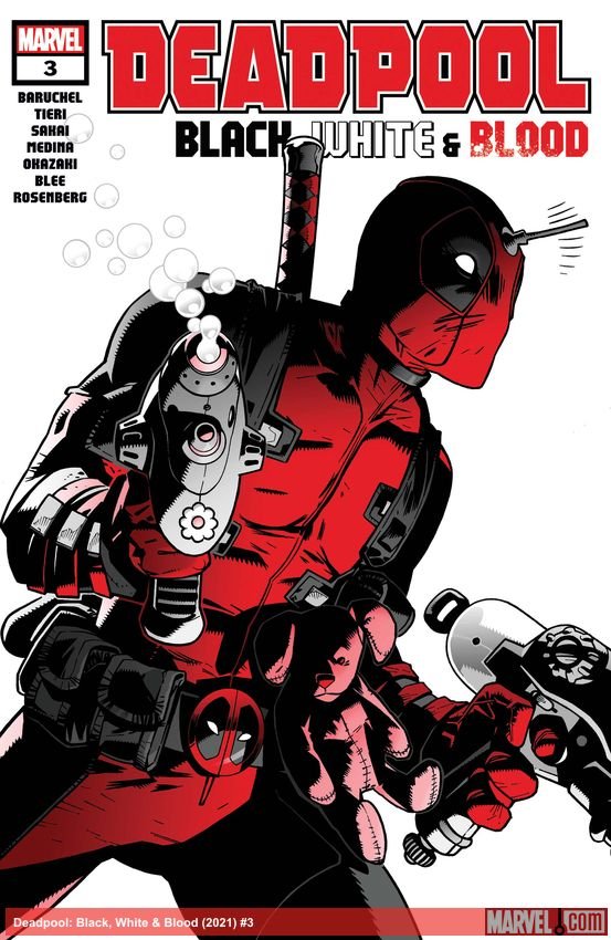Cover of Deadpool: Black, White & Blood (2021) - #3