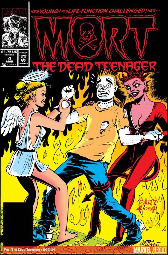 Cover of Mort The Dead Teenager (1993) - #4