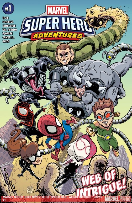 Cover of Marvel Super Hero Adventures: Spider-Man - Web Of Intrigue (2019) - #1