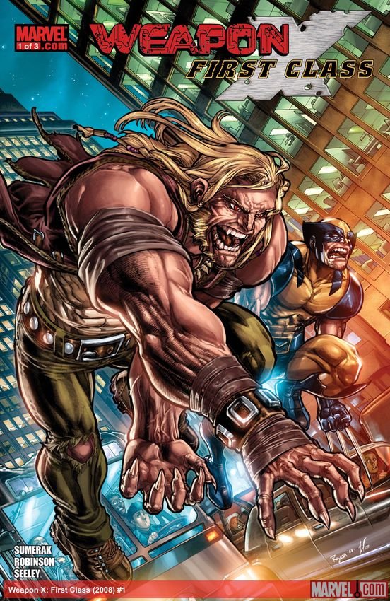 Cover of Weapon X: First Class (2008) - #1