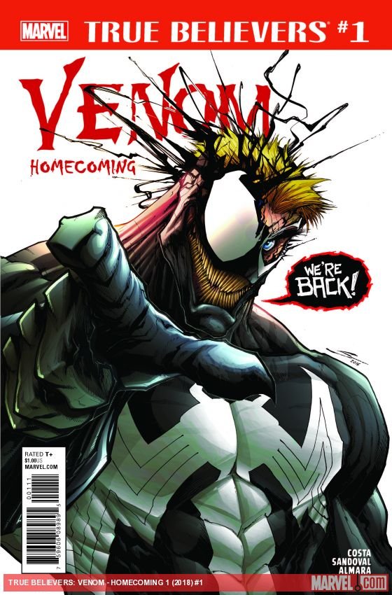 Cover of True Believers: Venom - Homecoming (2018) - #1