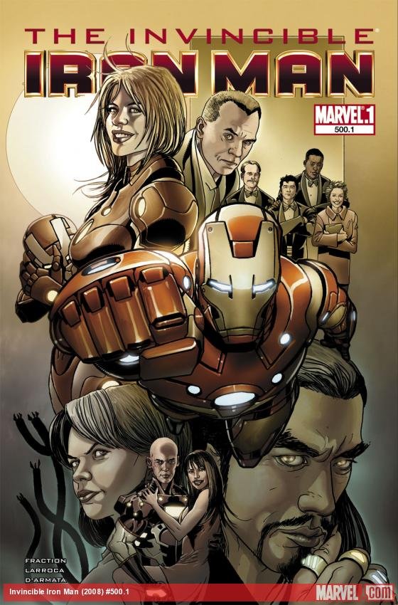 Cover of Invincible Iron Man (2008) - #500.1