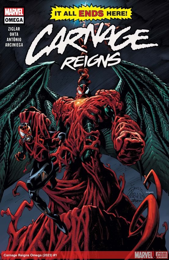 Cover of Carnage Reigns Omega (2023) - #1