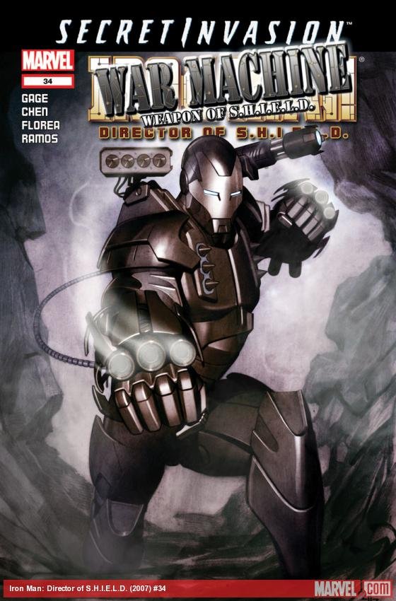 Cover of Iron Man: Director Of S.h.i.e.l.d. (2008) - #34