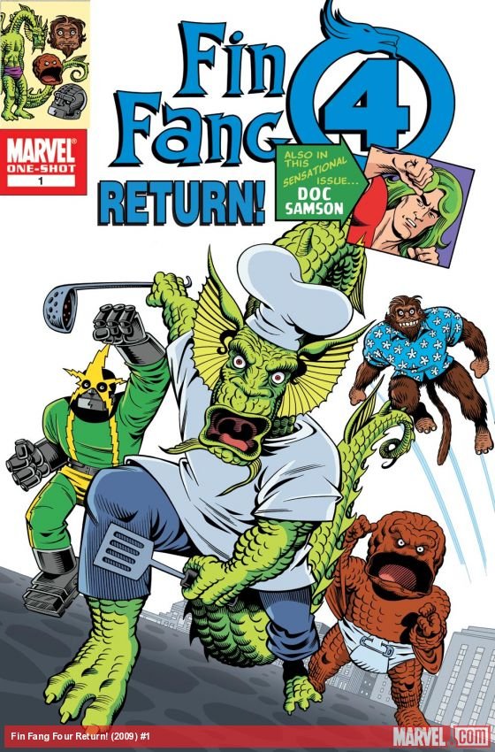 Cover of Fin Fang Four Return! (2009) - #1