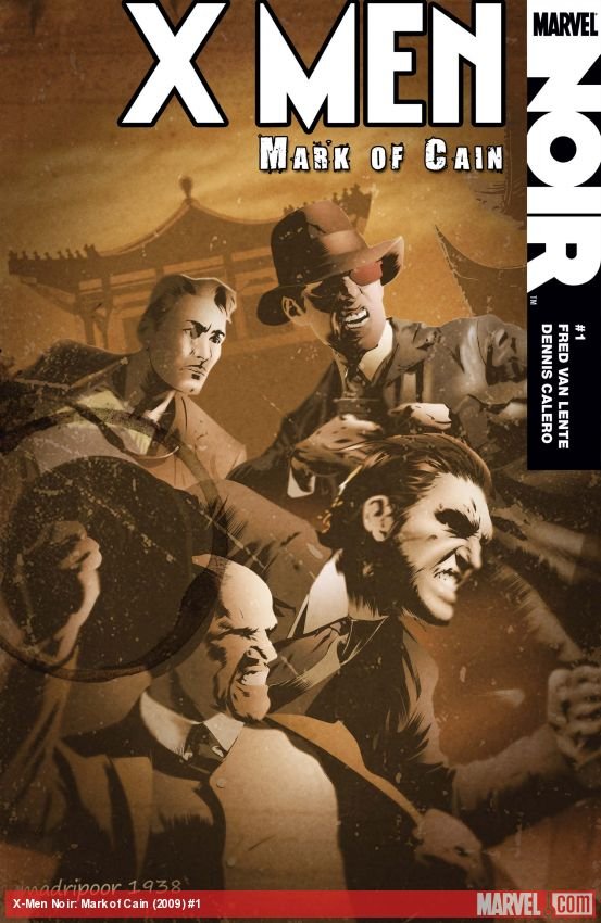 Cover of X-Men Noir: Mark Of Cain (2009) - #1
