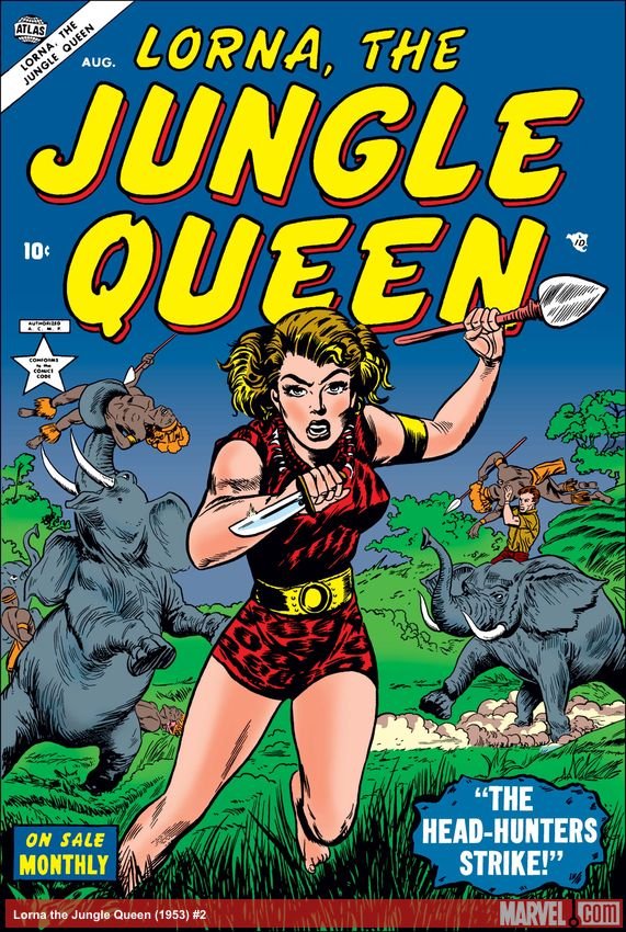 Cover of Lorna The Jungle Queen (1953) - #2