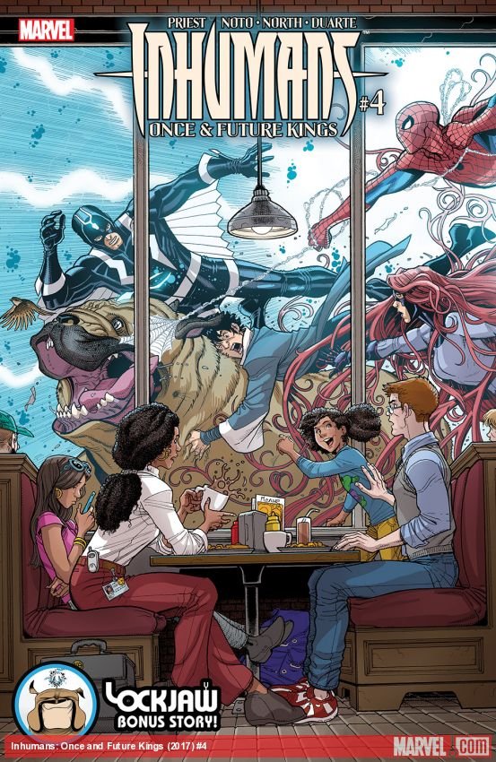 Cover of Inhumans: Once And Future Kings (2017) - #4