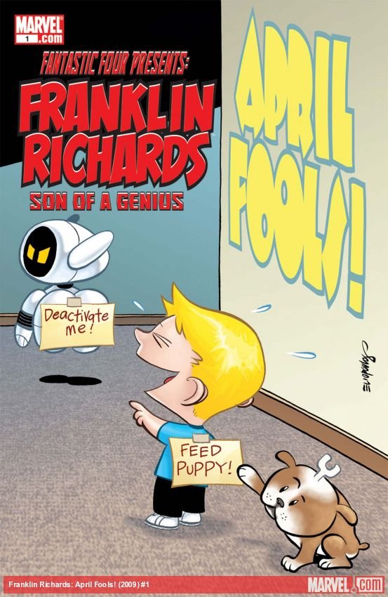 Cover of Franklin Richards: April Fools (2009) - #1