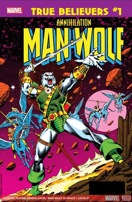 Cover of True Believers: Annihilation - Man-Wolf In Space (2019) - #1