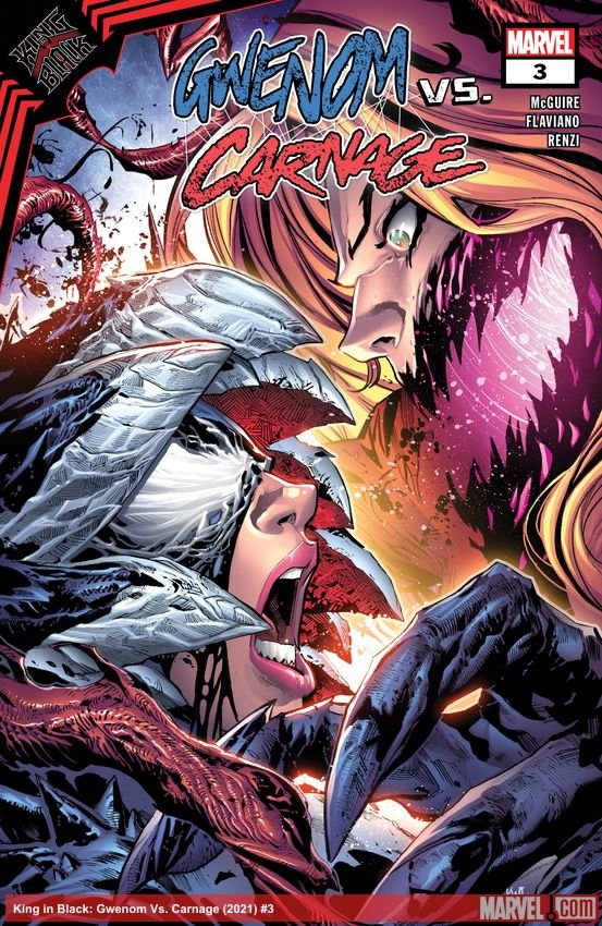 Cover of King In Black: Gwenom Vs. Carnage (2021) - #3