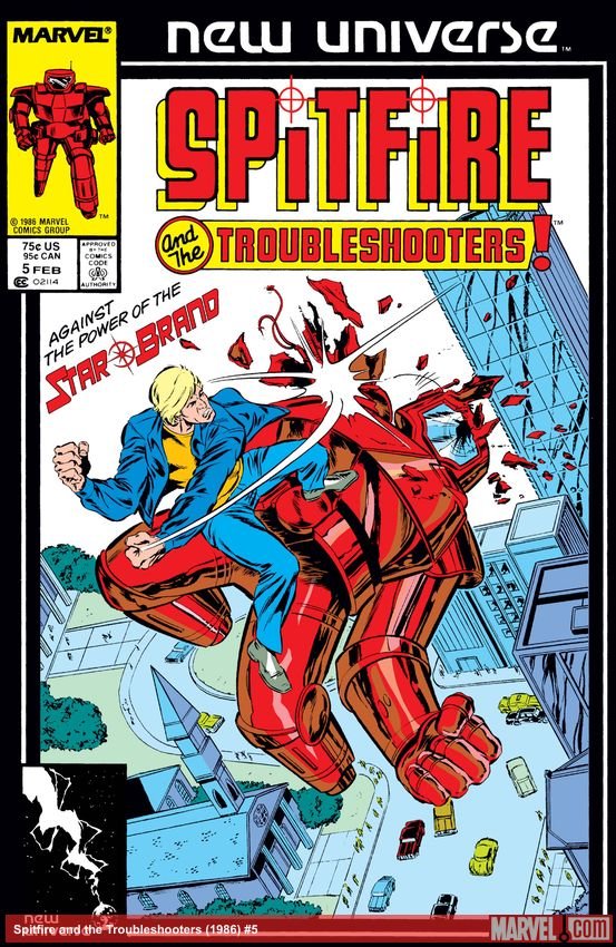 Cover of Spitfire And The Troubleshooters (1986) - #5
