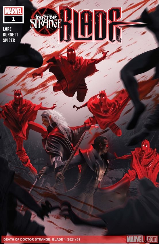 Cover of Death Of Doctor Strange: Blade (2021) - #1
