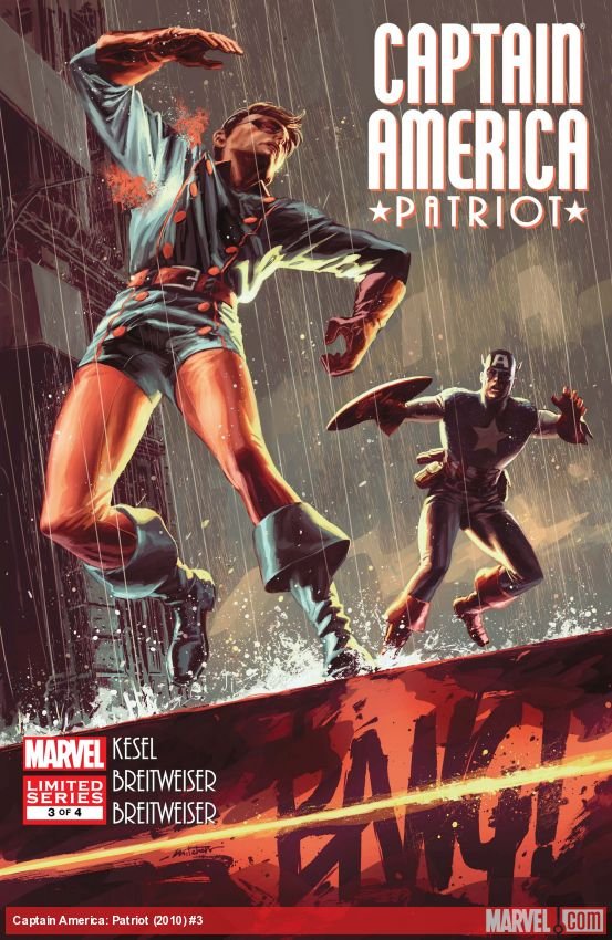 Cover of Captain America: Patriot (2010) - #3