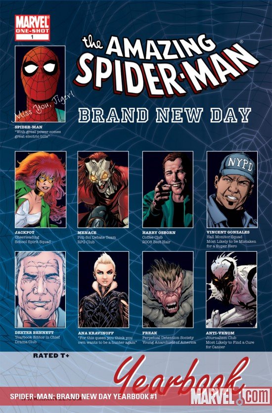 Cover of Spider-Man: Brand New Day Yearbook (2008) - #1