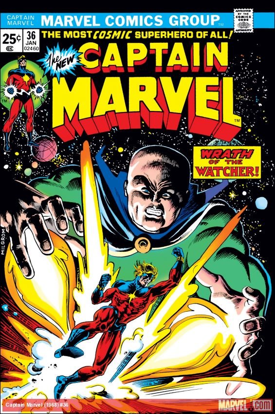 Cover of Captain Marvel (1968) - #36