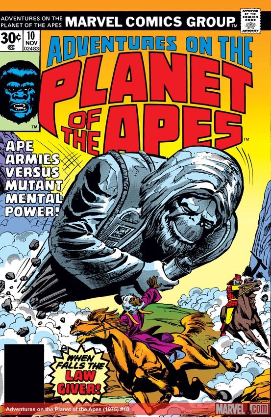 Cover of Adventures On The Planet Of The Apes (1975) - #10
