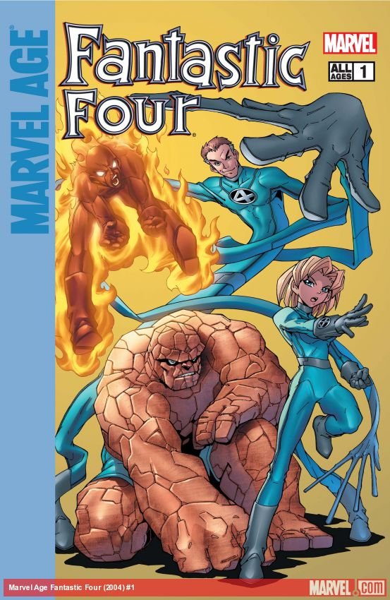Cover of Marvel Age Fantastic Four (2004) - #1