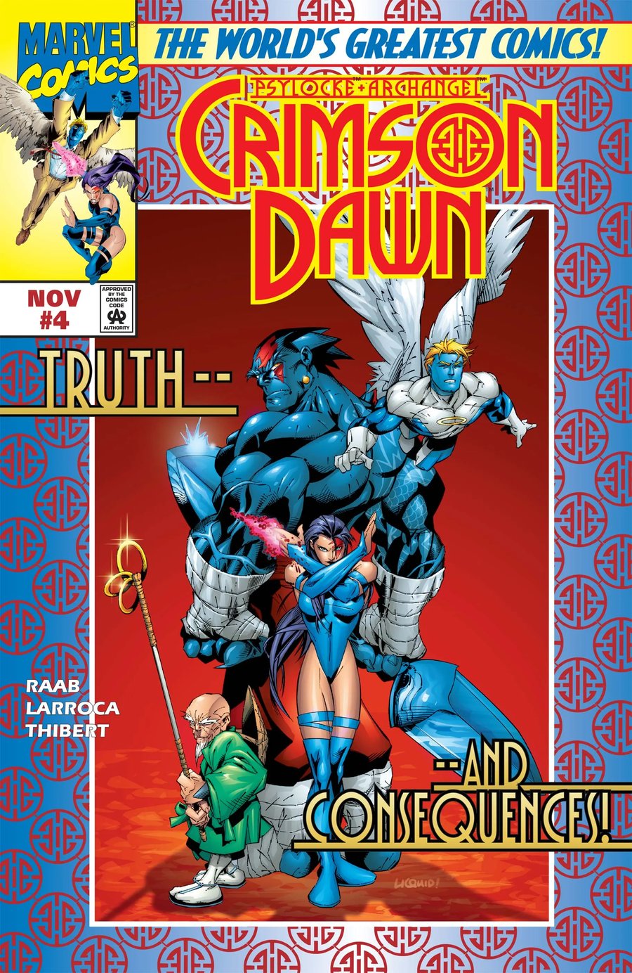Cover of Psylocke & Archangel: Crimson Dawn (1997) - #4