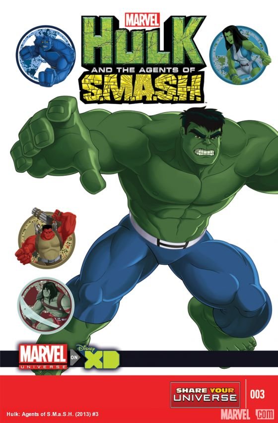 Cover of Marvel Universe Hulk: Agents Of S.m.a.s.h. (2013) - #3
