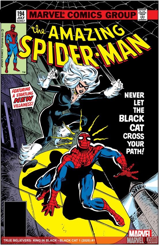 Cover of True Believers: King In Black - Black Cat (2020) - #1