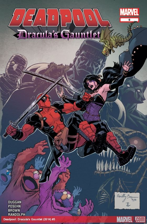 Cover of Deadpool: Dracula's Gauntlet (2014) - #5
