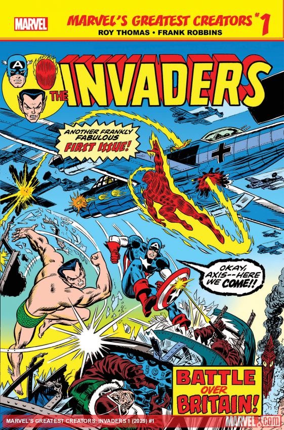 Cover of Marvel's Greatest Creators: Invaders (2019) - #1
