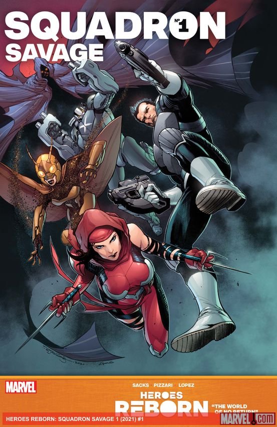 Cover of Heroes Reborn: Squadron Savage (2021) - #1