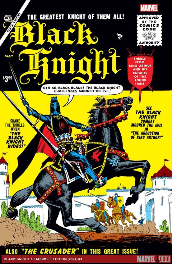 Cover of The Black Knight (1955) - #1