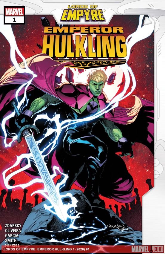 Cover of Lords Of Empyre: Emperor Hulkling (2020) - #1