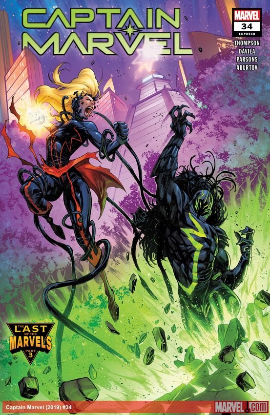 Cover of Captain Marvel (2019) - #34