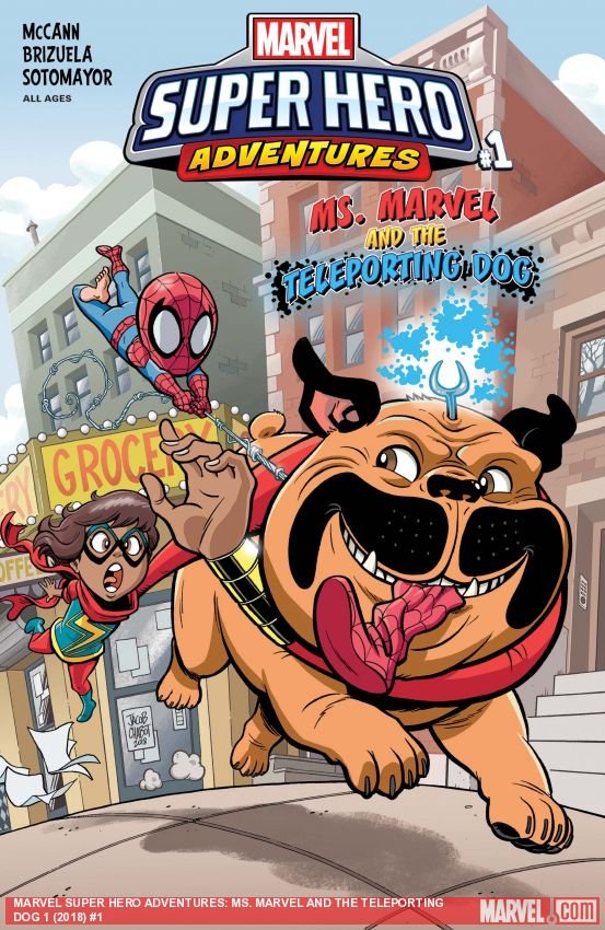 Cover of Marvel Super Hero Adventures: Ms. Marvel And The Teleporting Dog (2018) - #1
